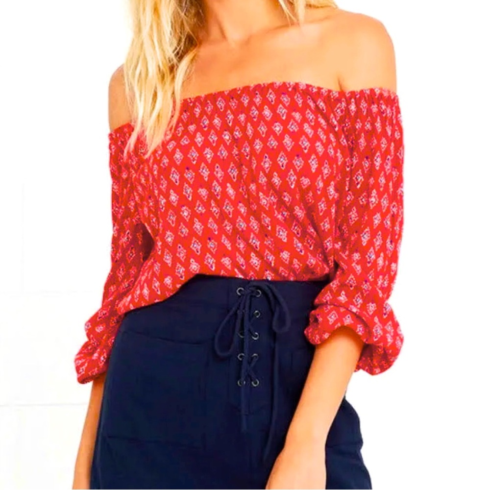 Billabong Off-The-Shoulder Blouse